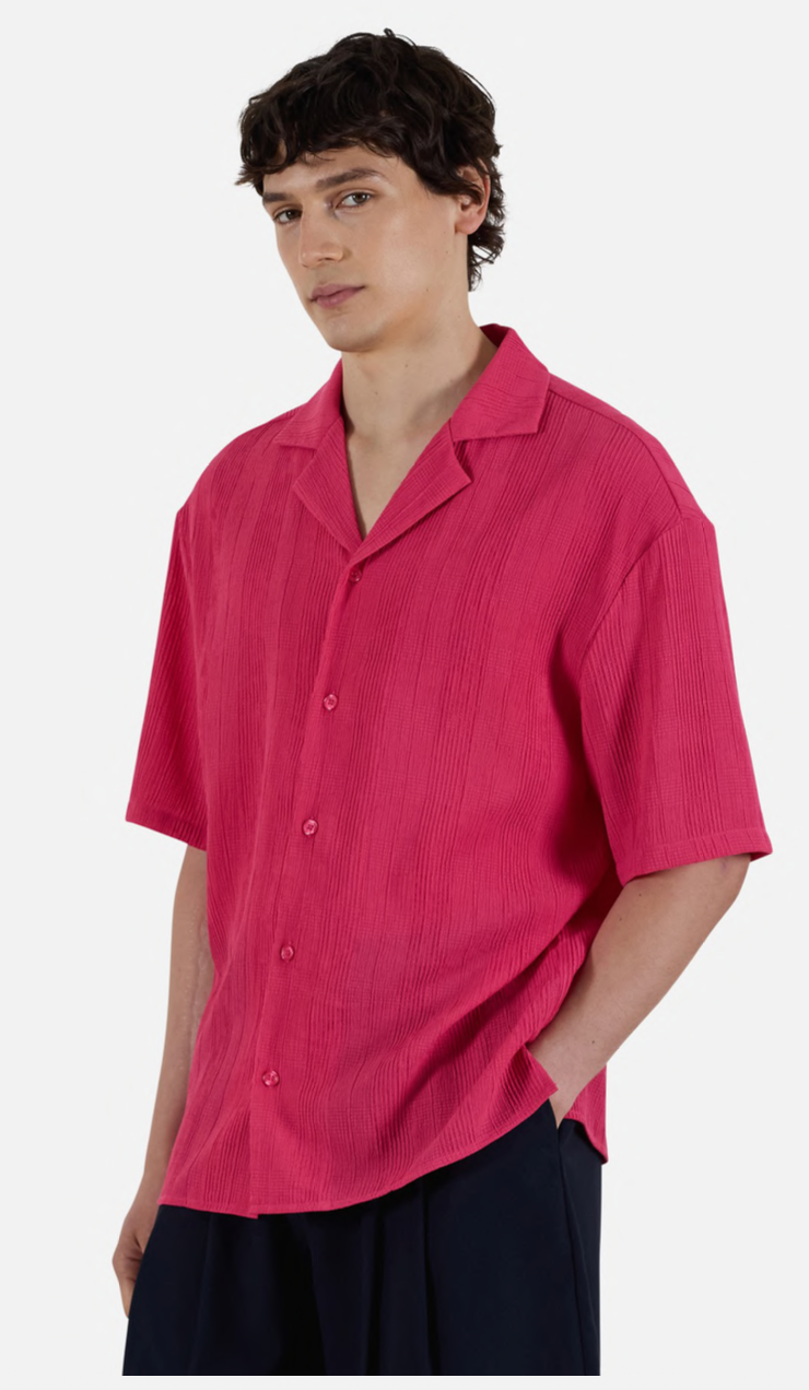 raspberry dress shirt Au Noir Shirts Azzaro Raspberry