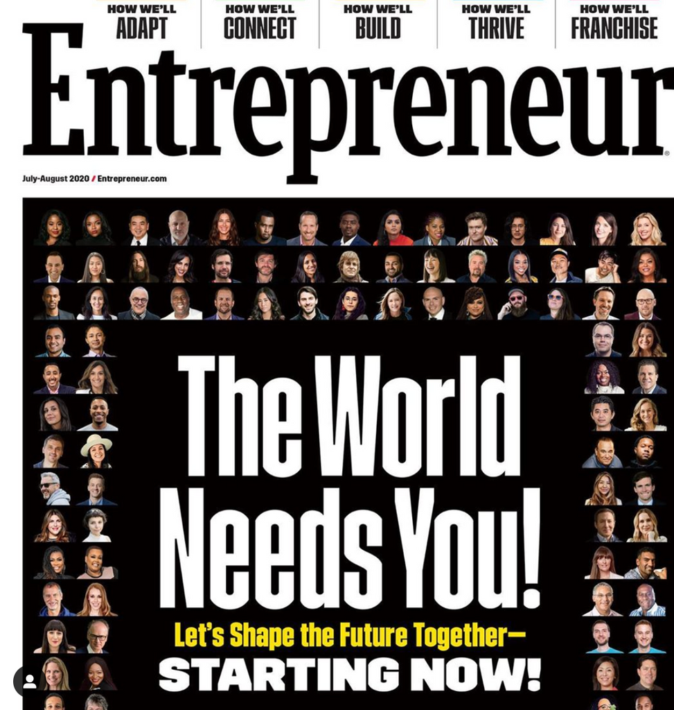 Entreprenuer Magazine: The World Needs You!