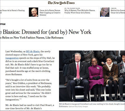 De Blasios: Dressed for (and by) New York