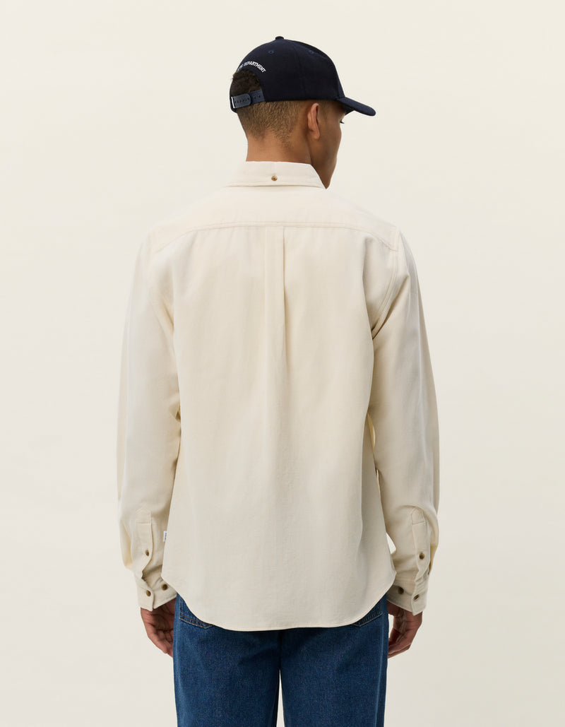 Konrad Pinwale Corduroy Shirt - Ivory