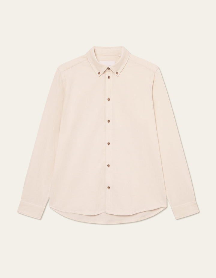 Konrad Pinwale Corduroy Shirt - Ivory