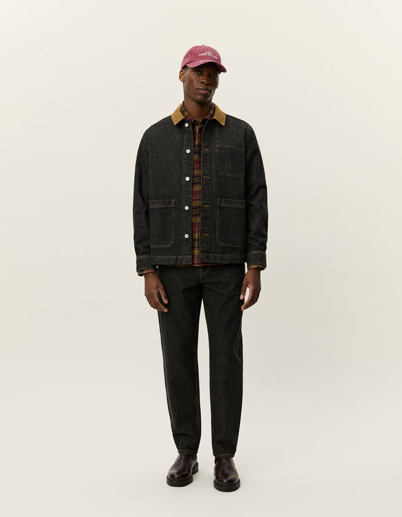 Layton Denim Overshirt - Black