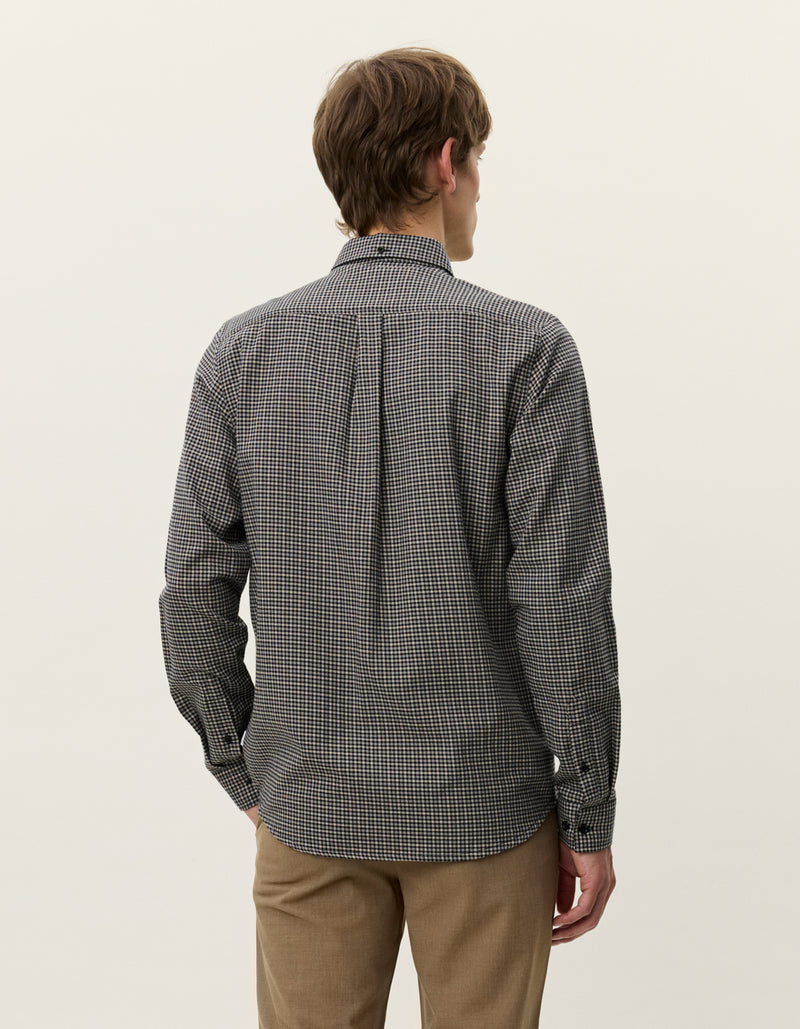 Konrad Check Flannel Shirt - Gargoyle