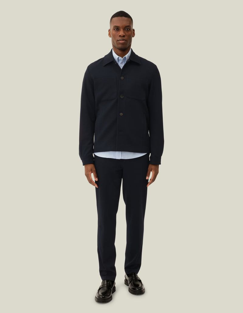 Marseille Hybrid Jacket - Navy