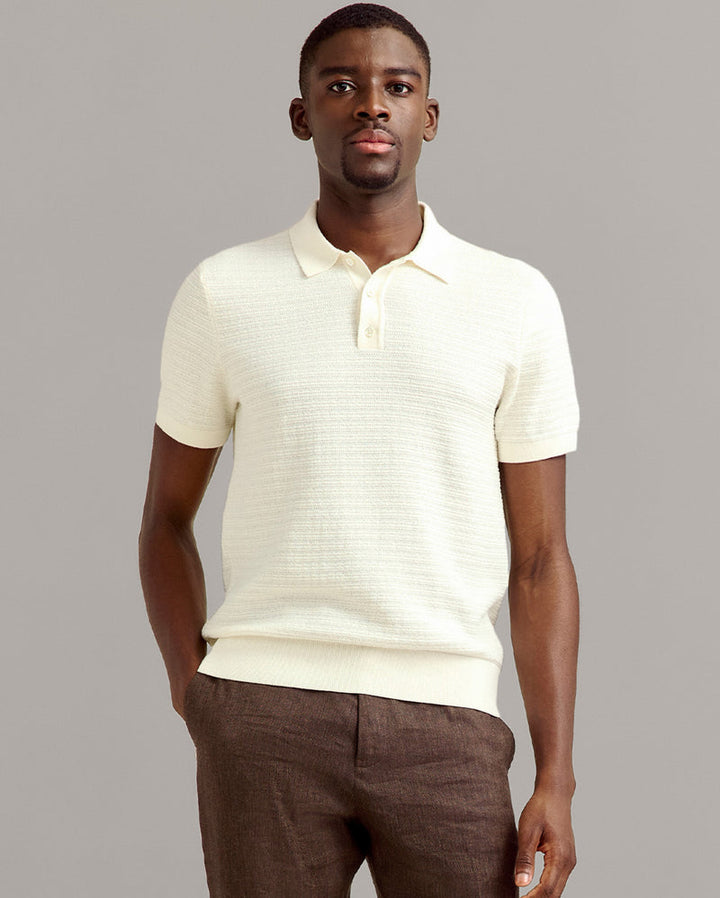 Billy Reid Lachlan Links Polo - White