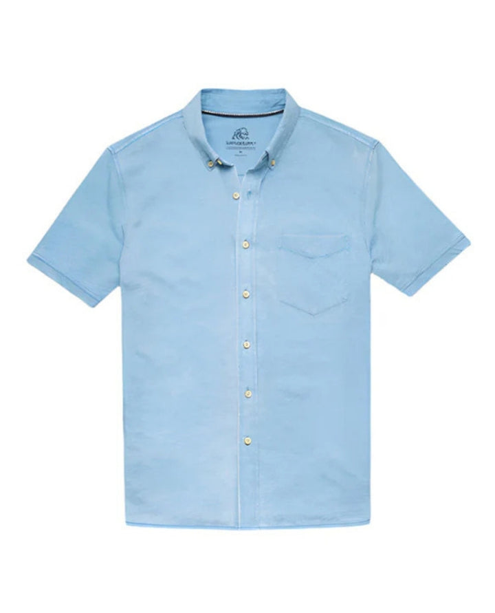 Tony Burnout SS Shirt - Blissful Blue