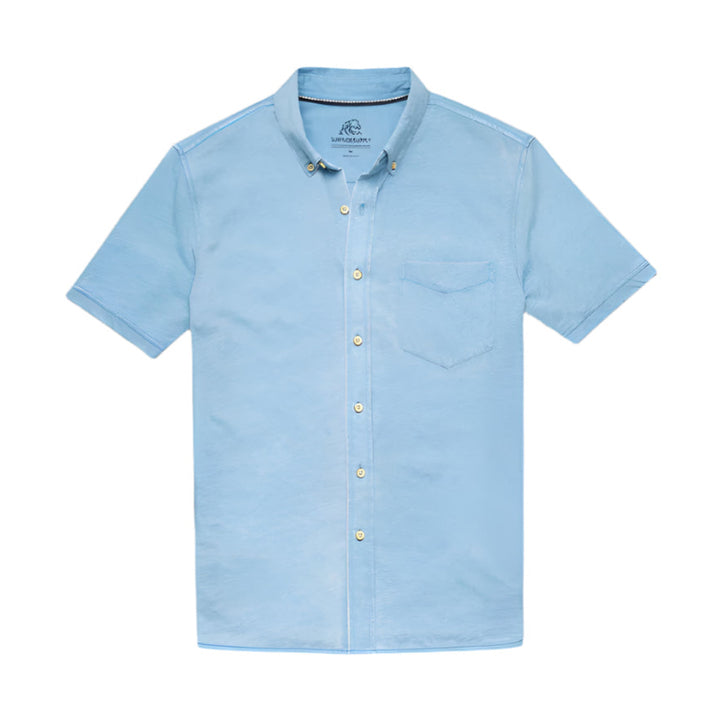 Surfside Supply Tony Burnout SS Shirt - Blissful Blue