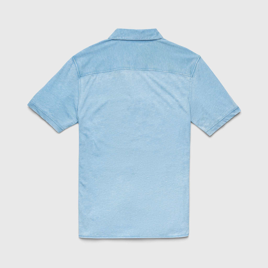 Surfside Supply Tony Burnout SS Shirt - Blissful Blue