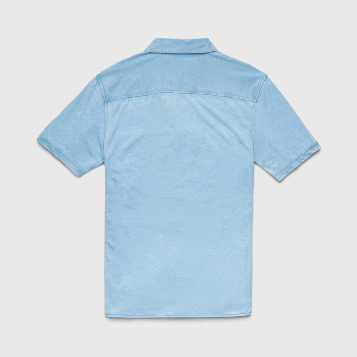 Surfside Supply Tony Burnout SS Shirt - Blissful Blue