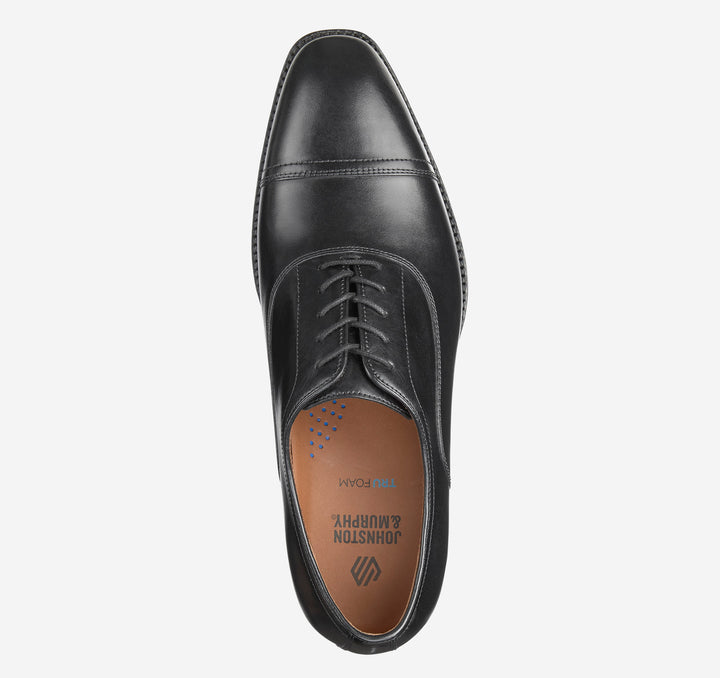Johnston & Murphy Sullivan Cap Toe - Black