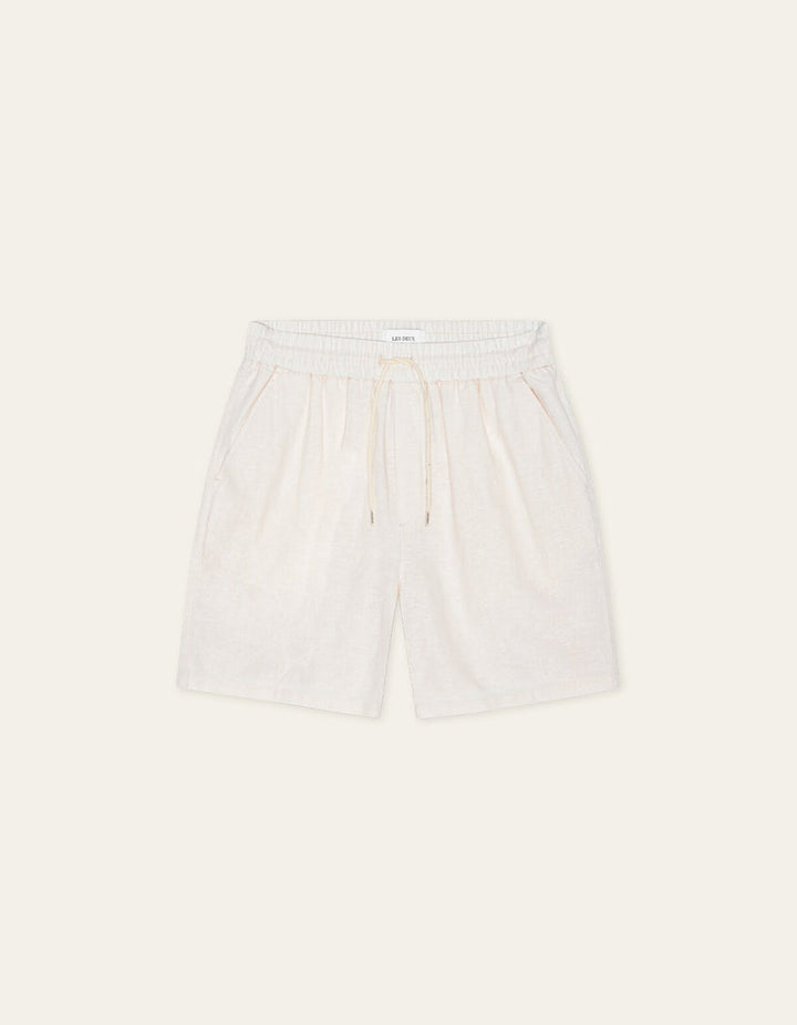 Otto Linen Shorts - Eggnog White