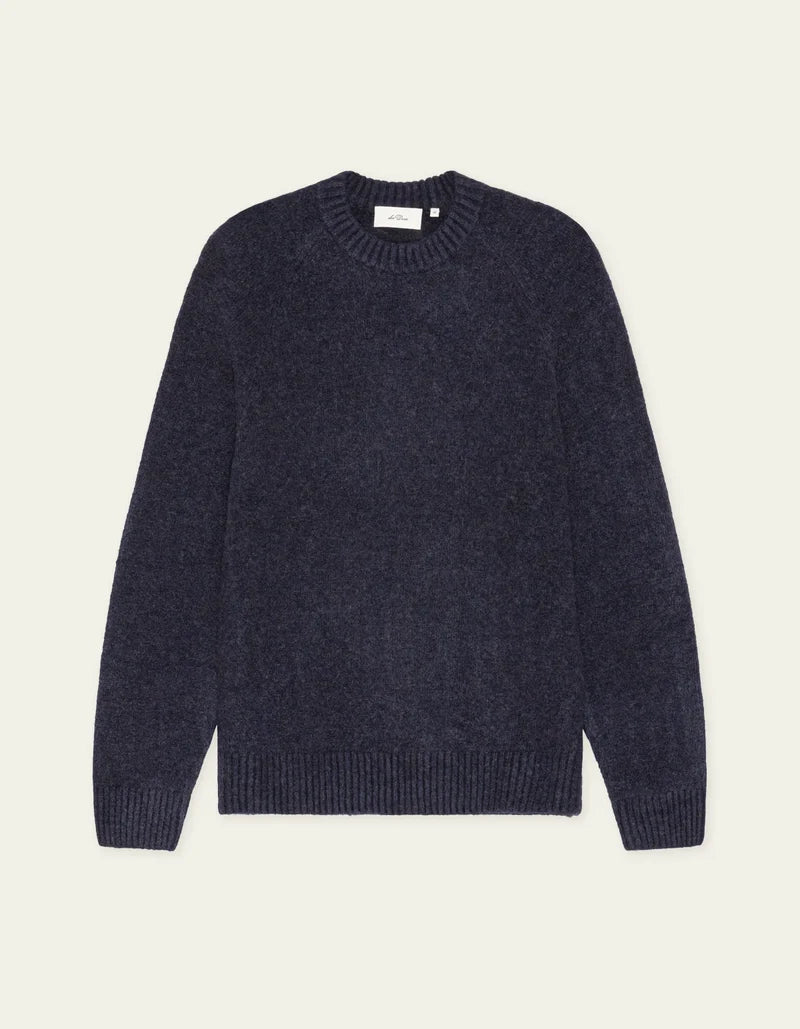 Soft Knit Sweater - Navy/Purple