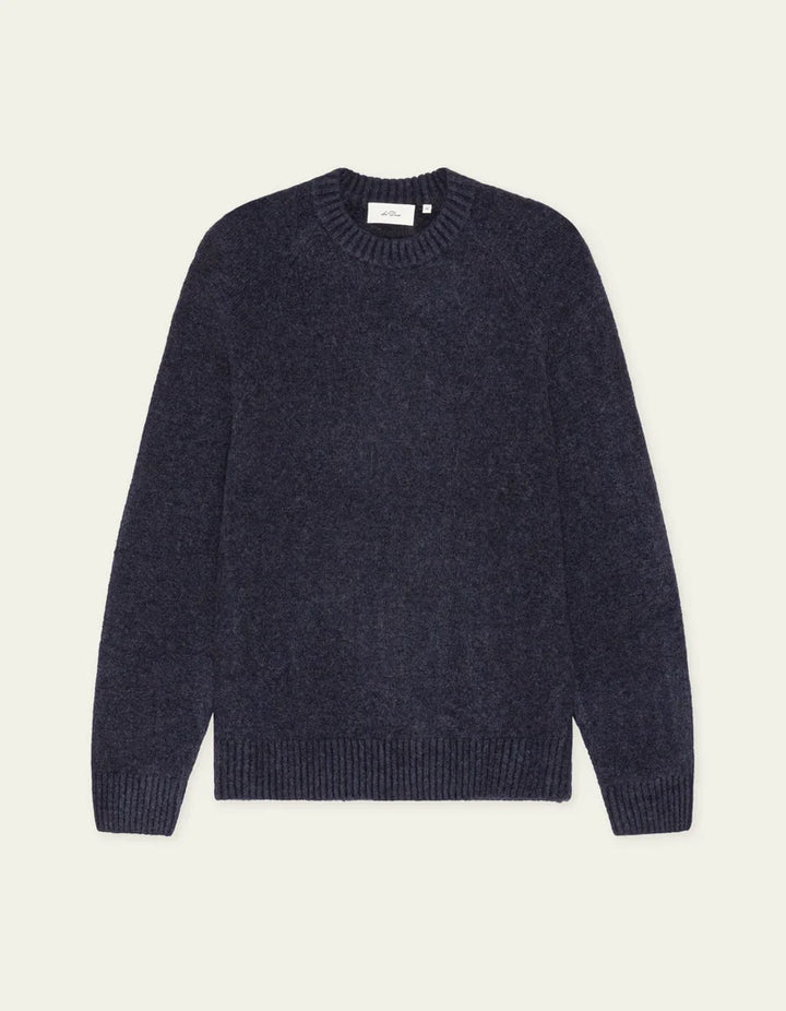 Soft Knit Sweater - Navy/Purple