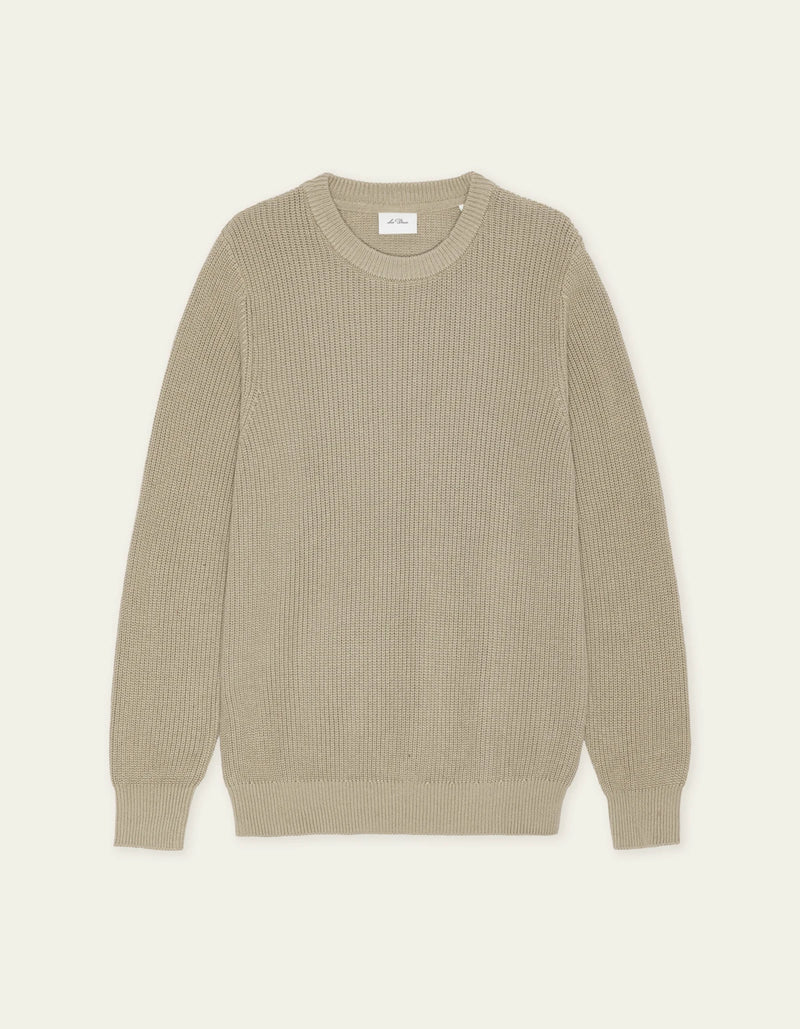 Rib Knit Sweater - Dark Sand