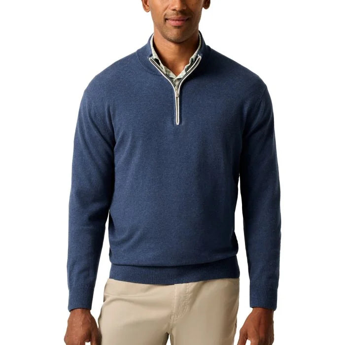 Johnnie-O Desmond 1/4 Zip Sweater - Navy