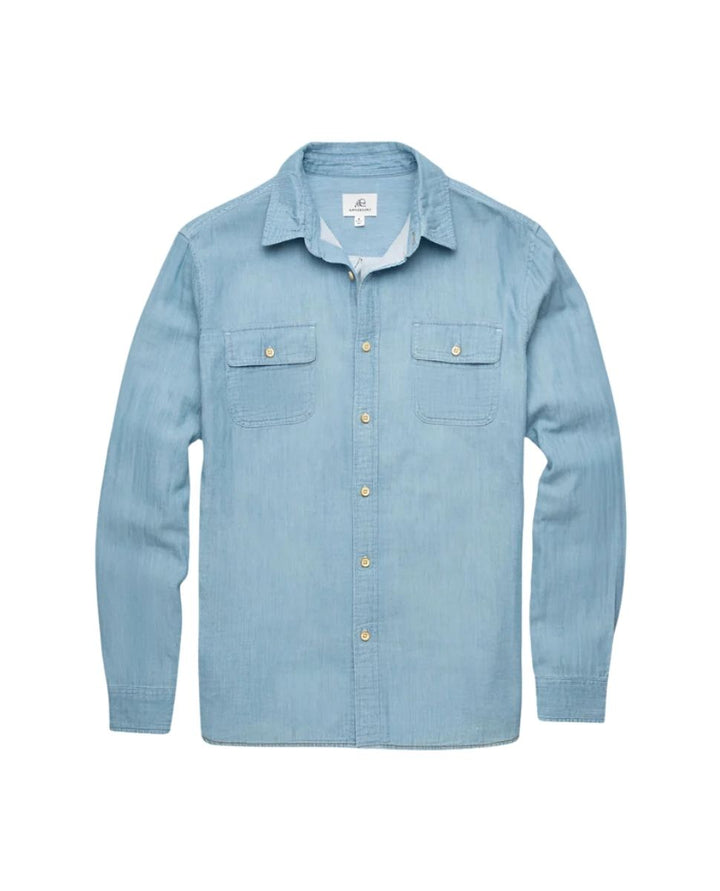 Zhu Chambray Shirt - Blue