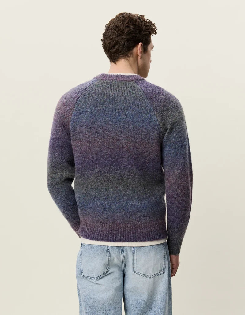 Gradient Knit Sweater - Spiced Plum Purple