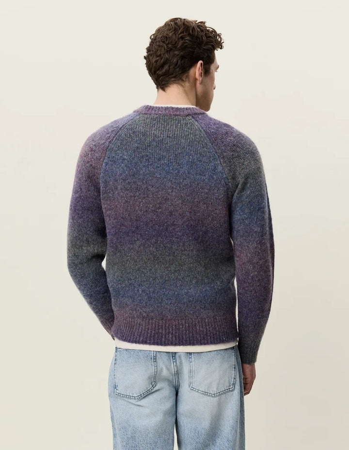 Gradient Knit Sweater - Spiced Plum Purple