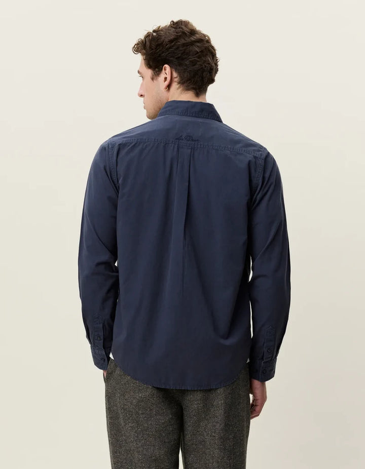 Garment Dyed Shirt - India Ink Blue