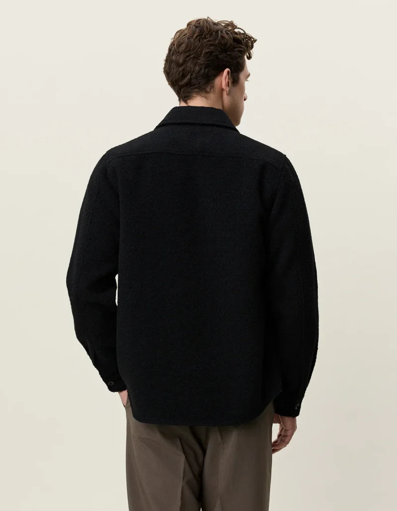 Boucle Overshirt - Black