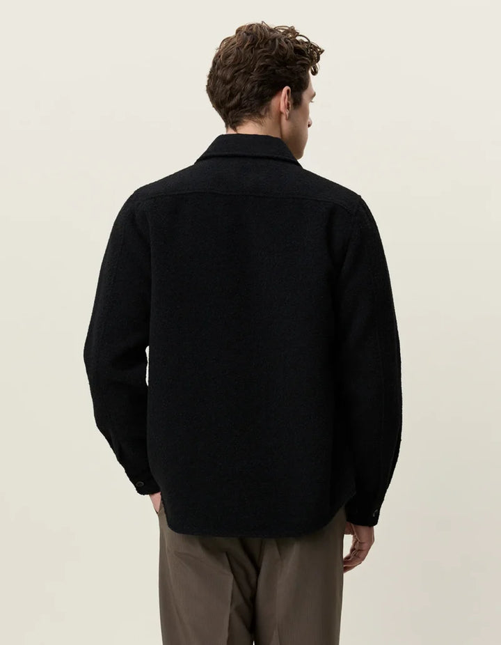 Boucle Overshirt - Black