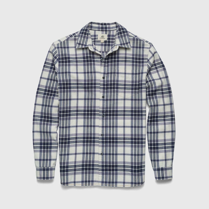 Brian Brushed Cotton Flannel - Purple Combo