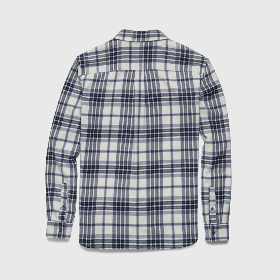 Brian Brushed Cotton Flannel - Purple Combo