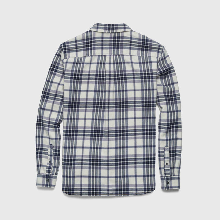 Brian Brushed Cotton Flannel - Purple Combo