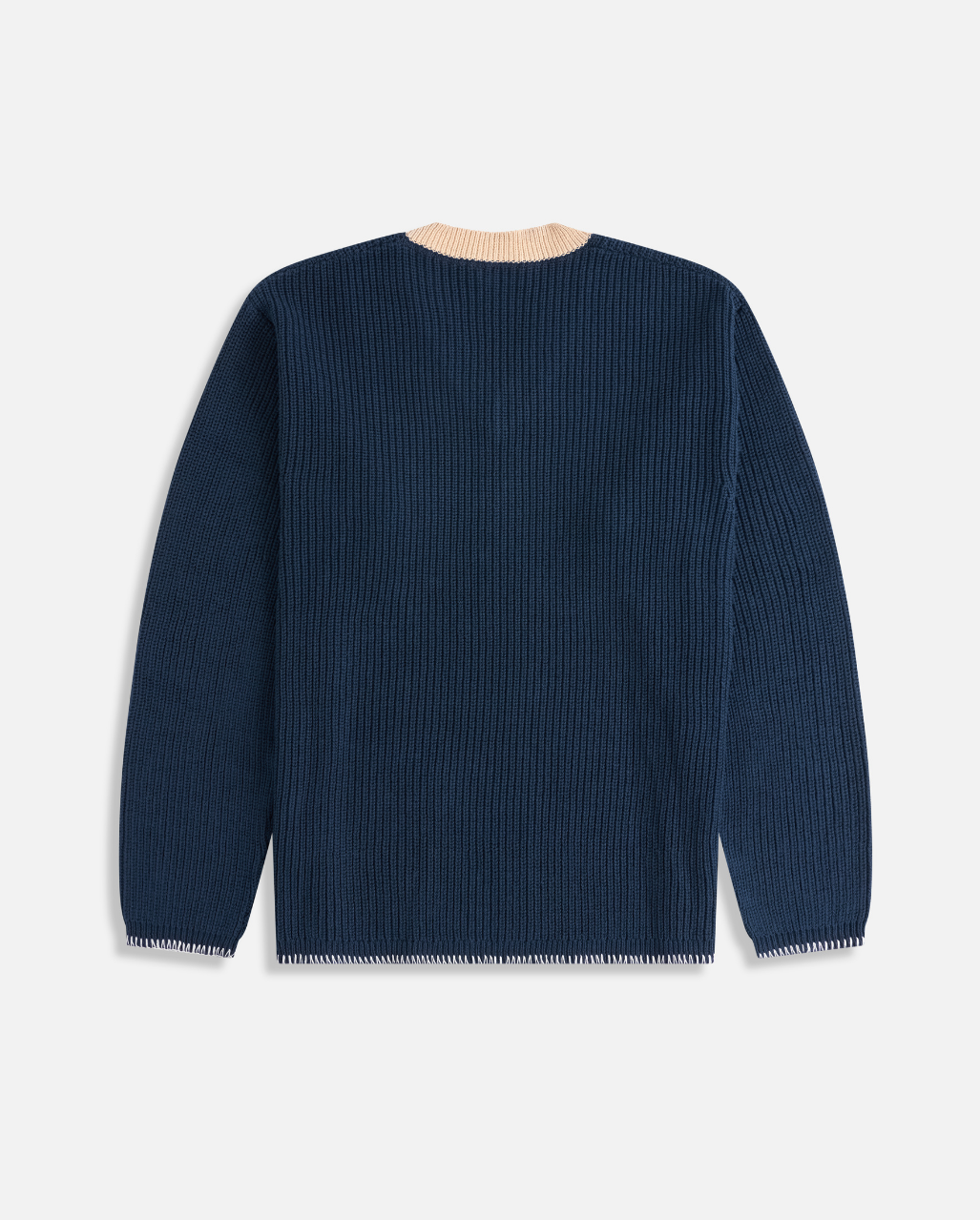 Krost LS V-Neck Sweater - Dark Sapphire