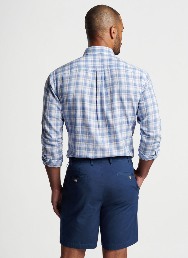 Peter Millar Sanibel Cotton Shirt - Moon Blue