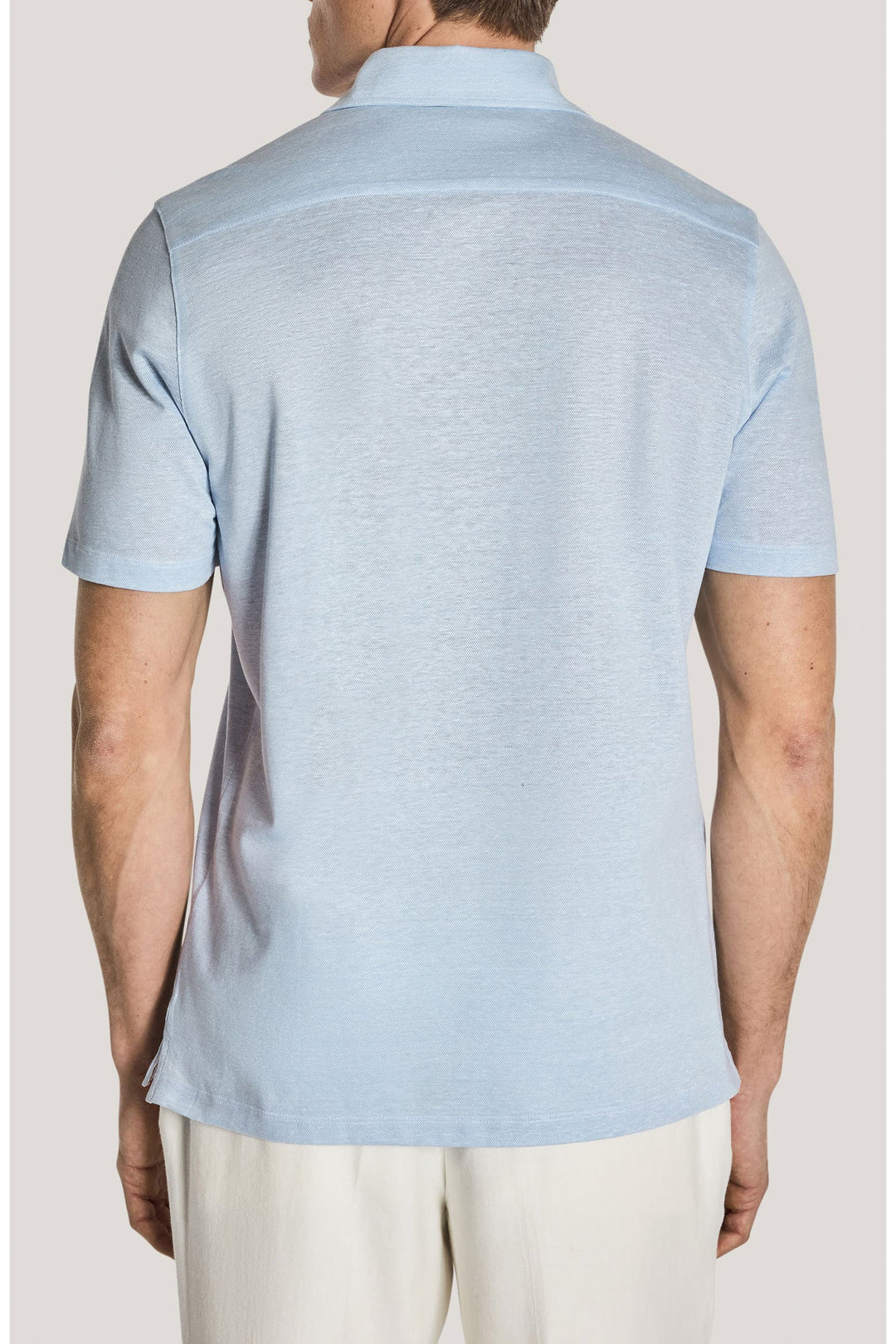 Davis Piqué Polo - Pale Blue