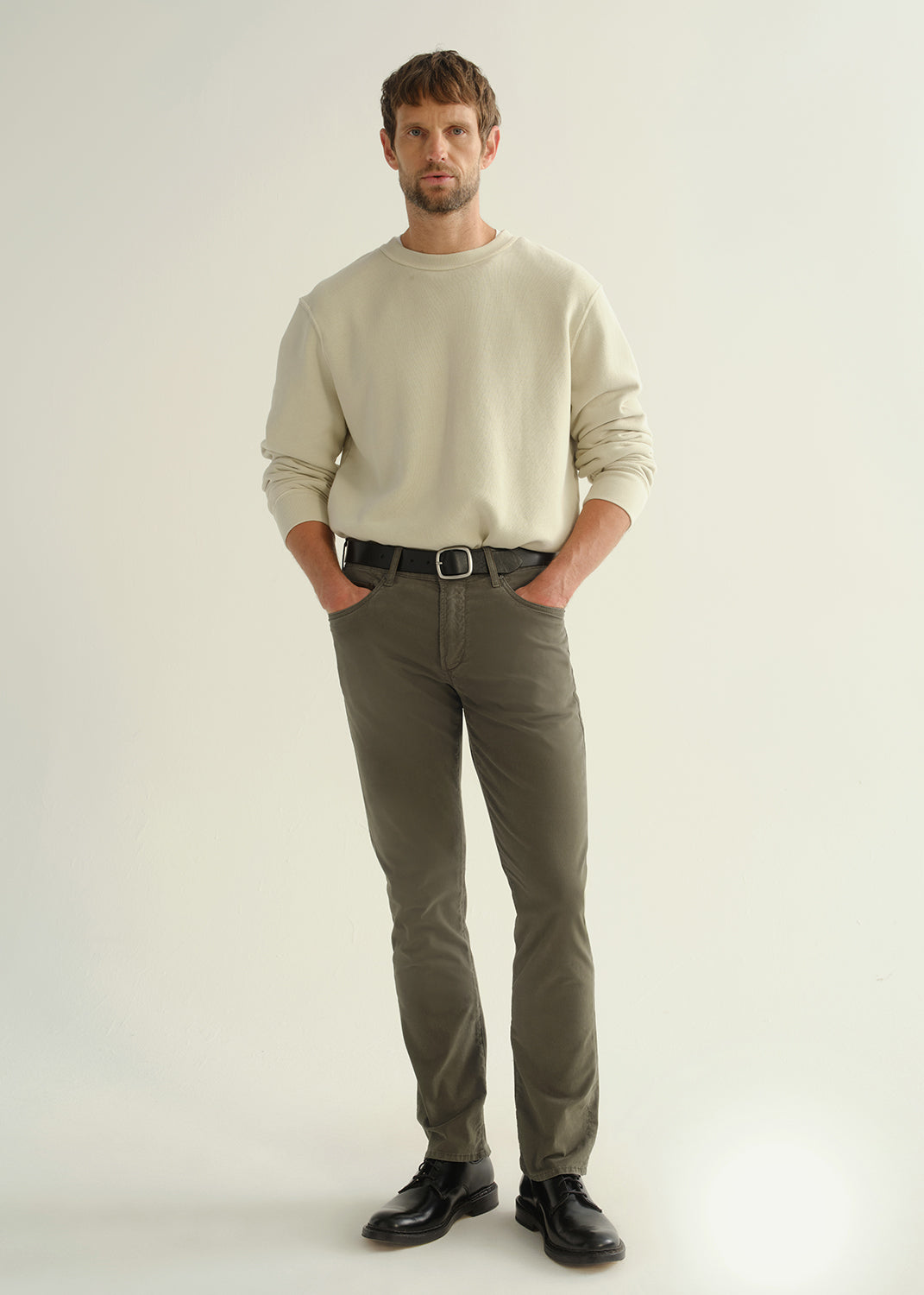 Gage Sateen Jean - Dogwood
