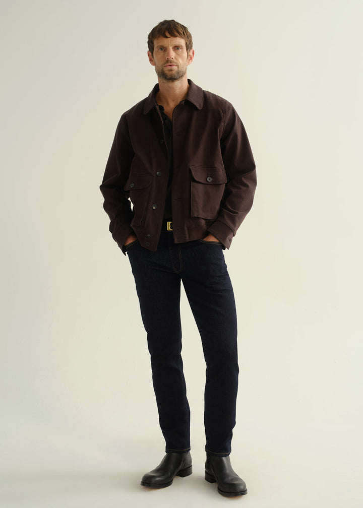 Gage Sateen Jean - Ink