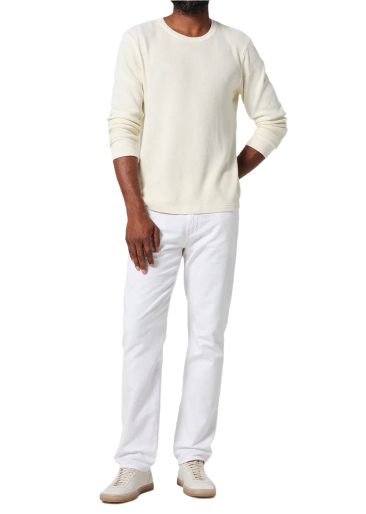 Citizens of Humanity Elijah Relaxed Fit Linen Pant - White