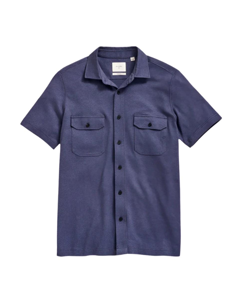 Billy Reid
Hemp Cotton Knit SS Shirt - Navy