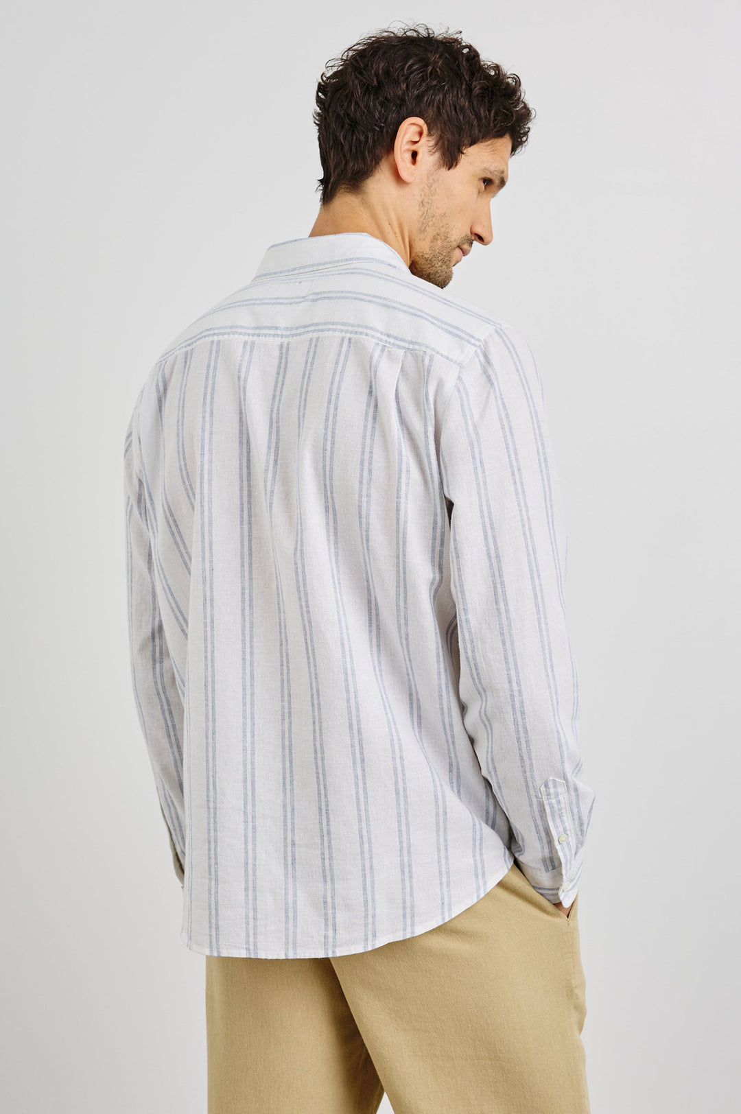 Clyde Shirt - White/Azure