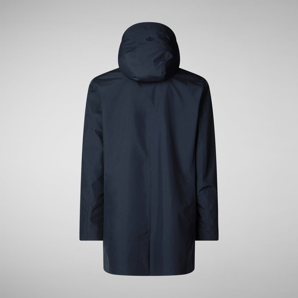 Save The Duck Battersea Raincoat - Blue Black