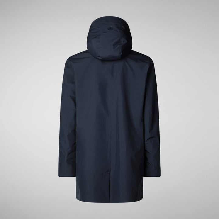 Save The Duck Battersea Raincoat - Blue Black