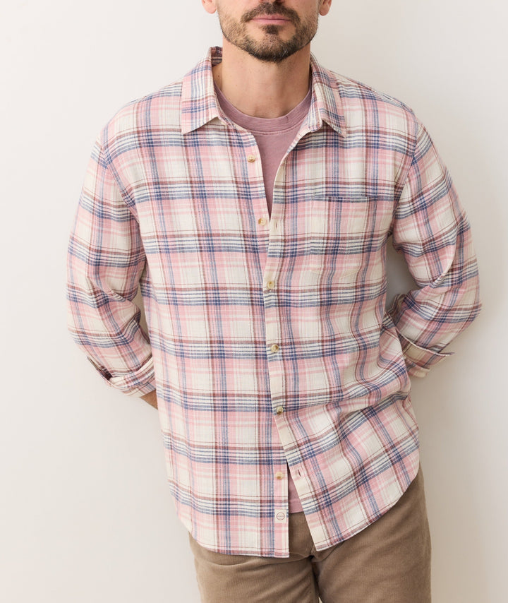 Stretch Selvage Shirt - Warm Multi Plaid