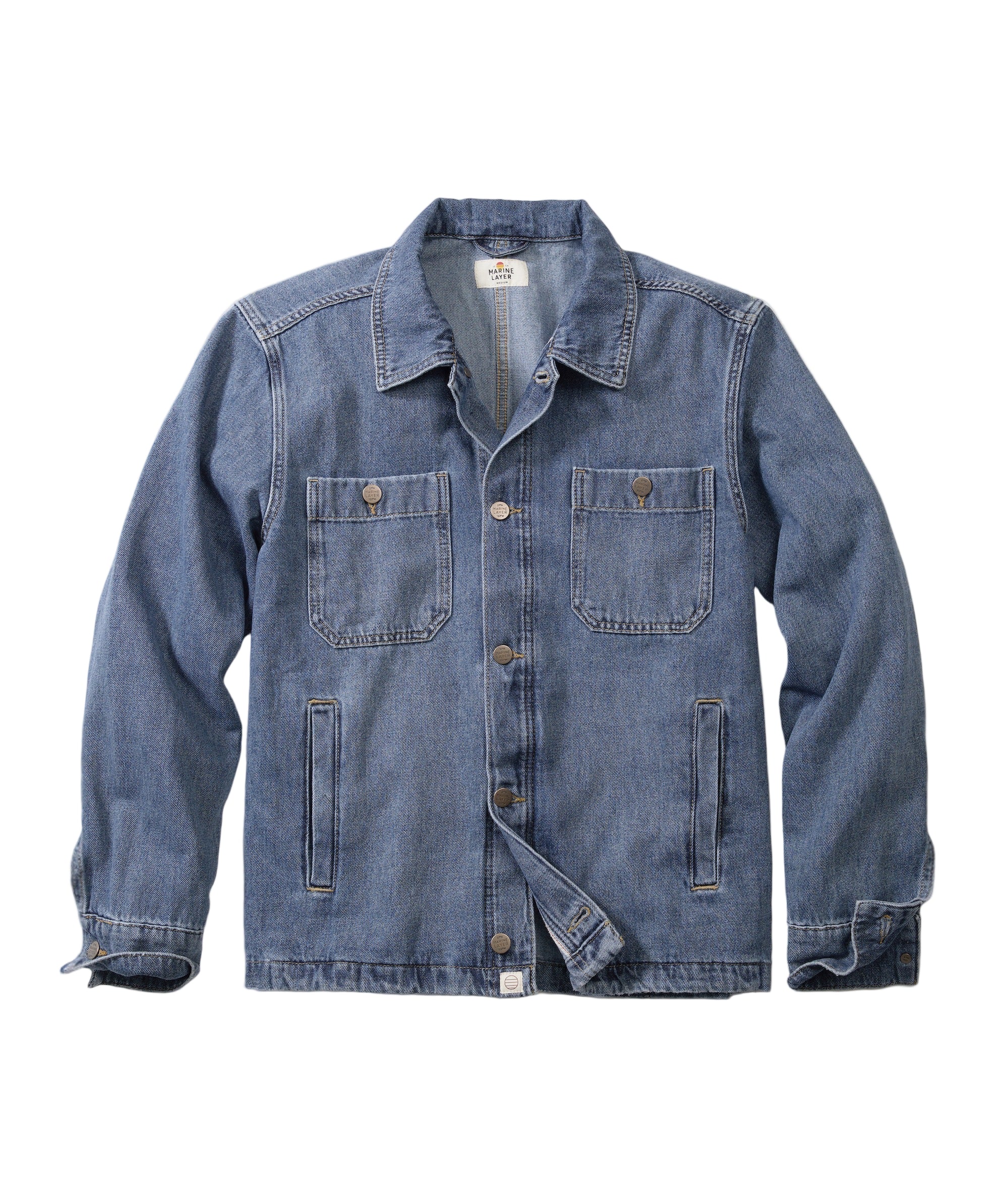 Patrick Denim Overshirt - Dark Wash – Rothmans New York