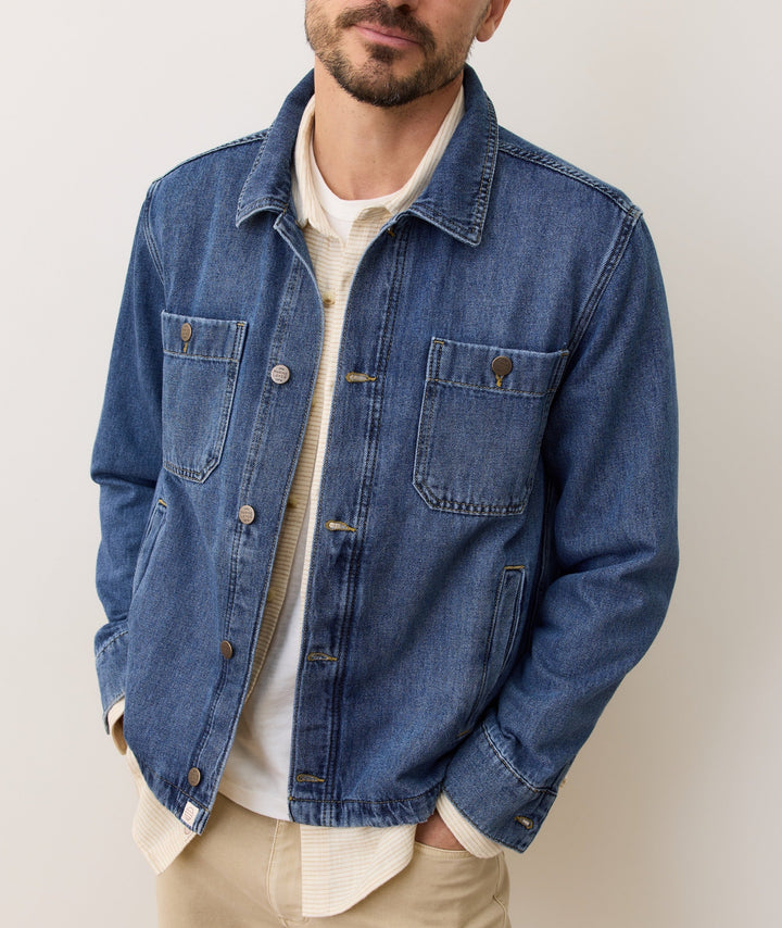 Patrick Denim Overshirt - Dark Wash