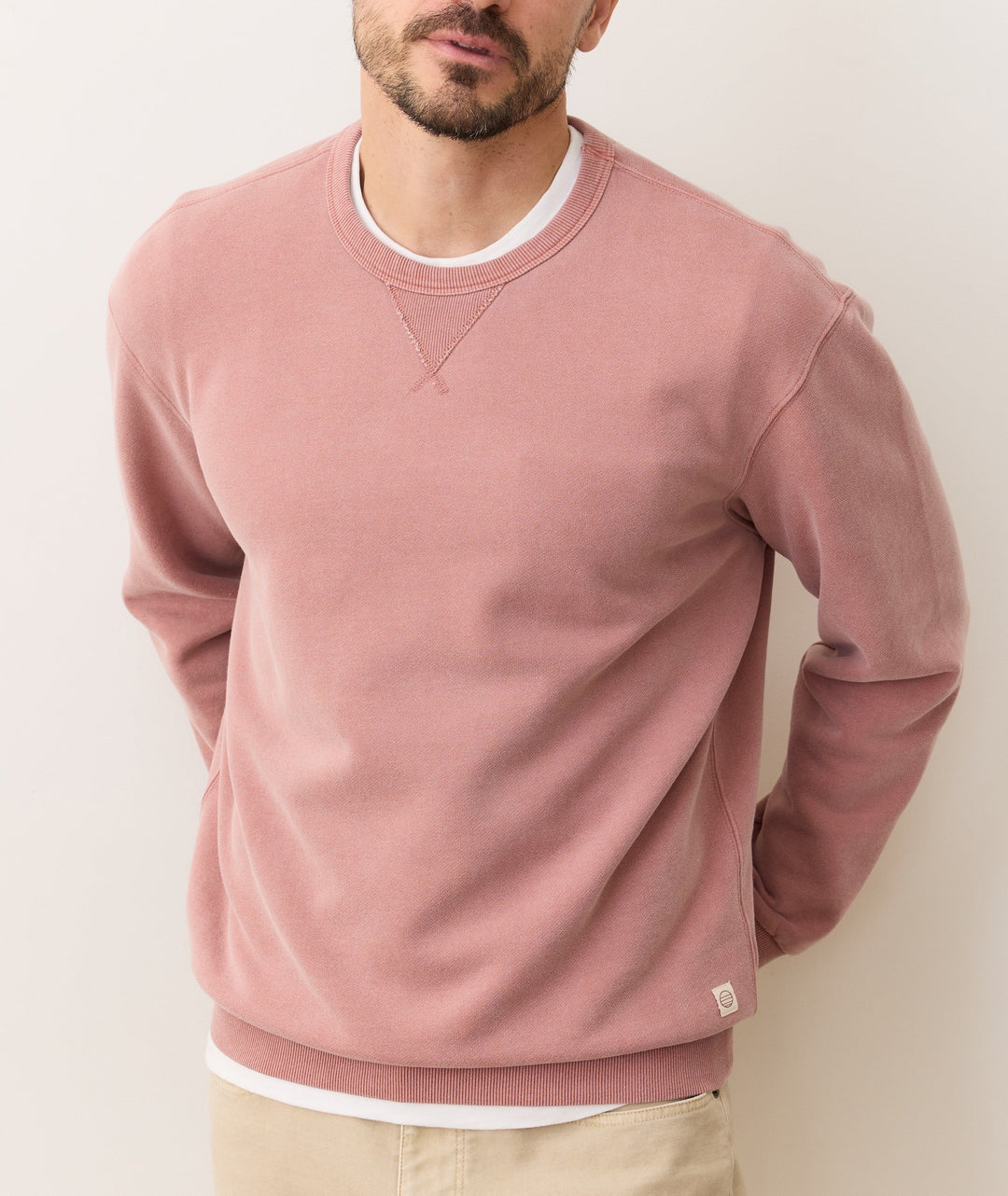 Cloud 9 Fleece Crew - Ash Rose