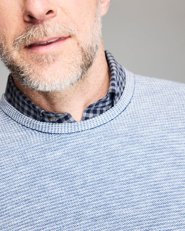 Tuck Stripe Crew - Dark Denim