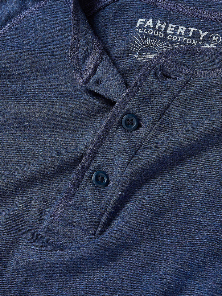 Cloud Henley - Navy Heather