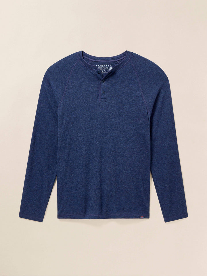 Cloud Henley - Navy Heather