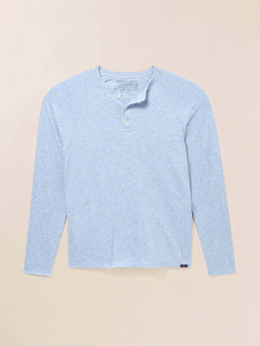 Cloud Henley - Light Blue Heather