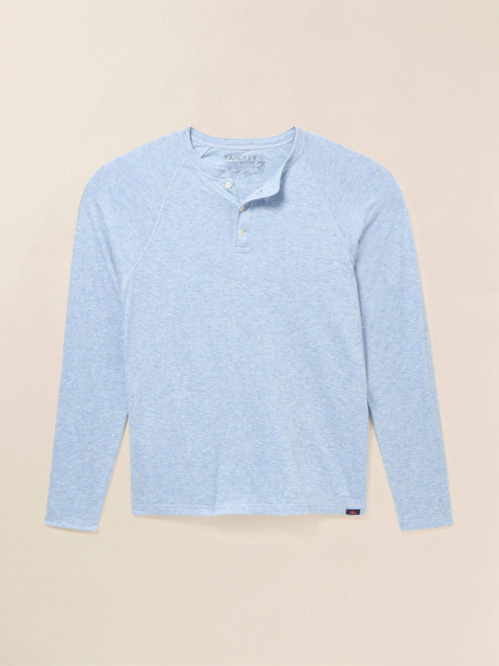 Cloud Henley - Light Blue Heather