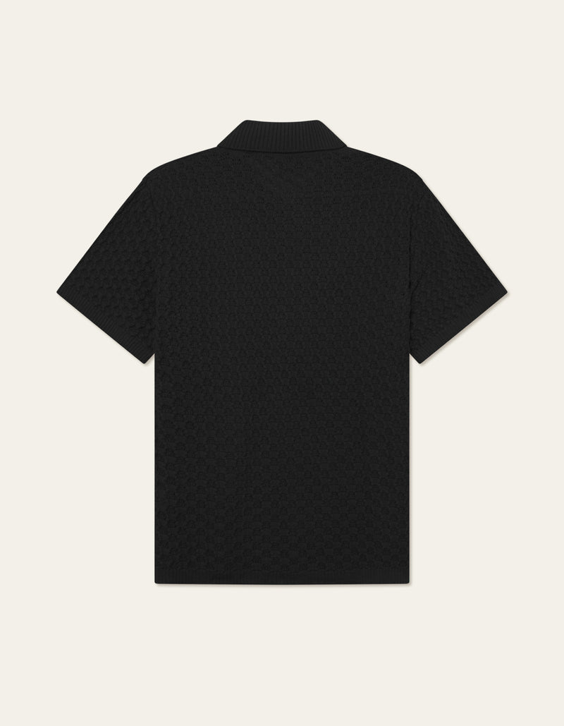 Les Deux Gespertus Knit Shirt - Black