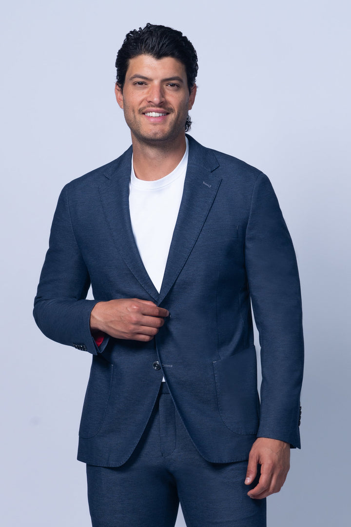 Harley Stretch Blazer - Navy