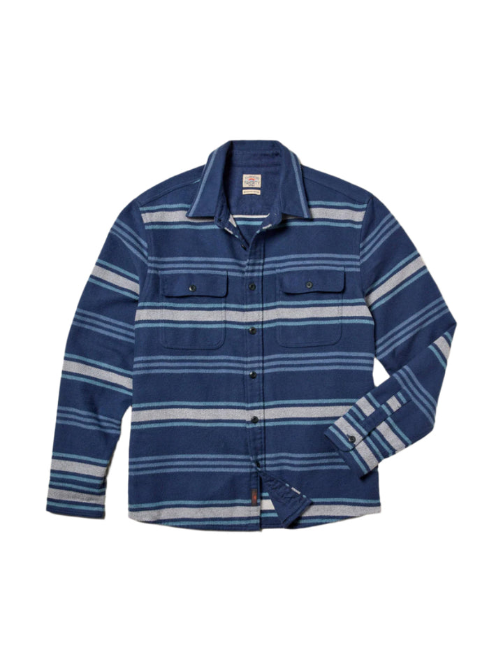 Faherty Wavebreaker Shirt - Winter Summit Stripe